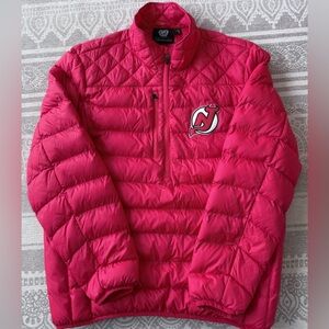 New Jersey Devils Red Lightweight Puffer Jacket - GIII Sports by Carl Banks.
